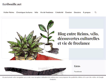 Tablet Screenshot of ecribouille.net